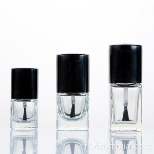 Flacon de vernis à ongles 10 ml blanc transparent 10 ml